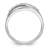 14K White Gold 7-Stone 1/2 carat Diamond Complete Men's Band